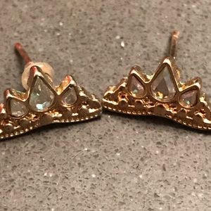 Disney’s Tangled crown earrings (Hot Topic)